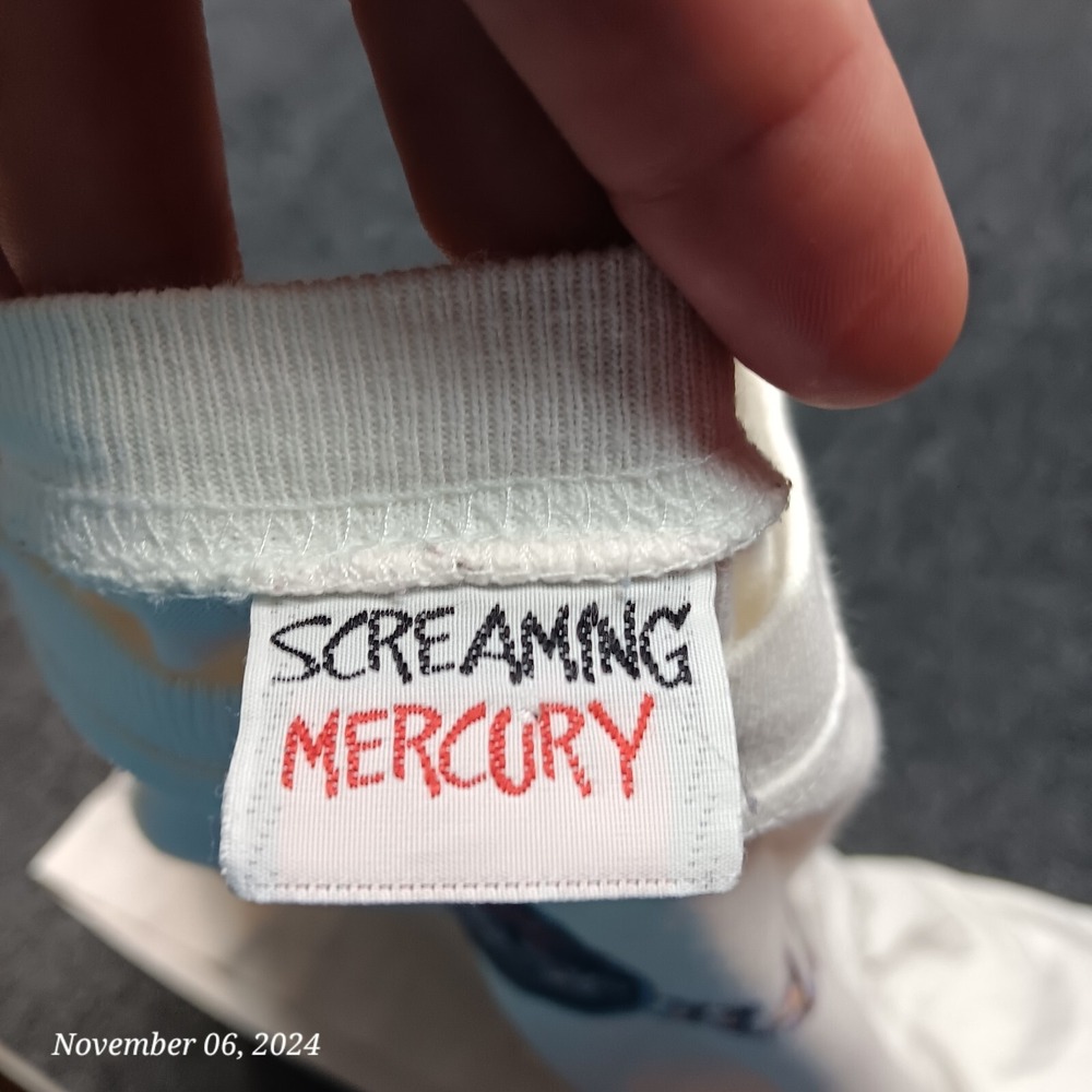 * Vintage Rare Screaming Mercury Lets Play Ball Shirt Youth Teen Large - Picture 6 of 9